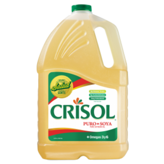 Galón de aceite crisol puro de soya 128oz